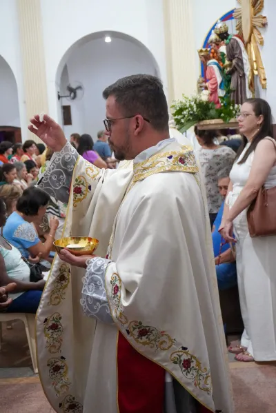 Encerramento da Novena: Dia de Ação de Graças com oferta de flores à Nossa Senhora da Abadia - 14 de Agosto