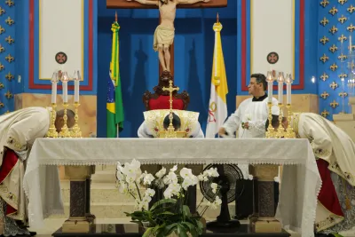 Encerramento da Novena: Dia de Ação de Graças com oferta de flores à Nossa Senhora da Abadia - 14 de Agosto