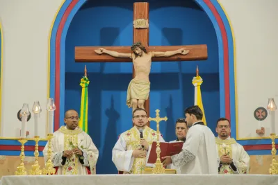 Encerramento da Novena: Dia de Ação de Graças com oferta de flores à Nossa Senhora da Abadia - 14 de Agosto
