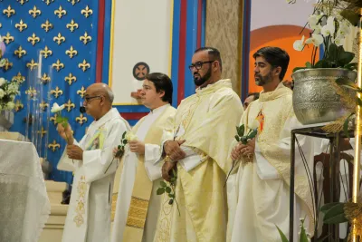 Encerramento da Novena: Dia de Ação de Graças com oferta de flores à Nossa Senhora da Abadia - 14 de Agosto