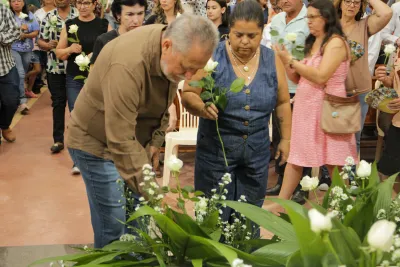 Encerramento da Novena: Dia de Ação de Graças com oferta de flores à Nossa Senhora da Abadia - 14 de Agosto