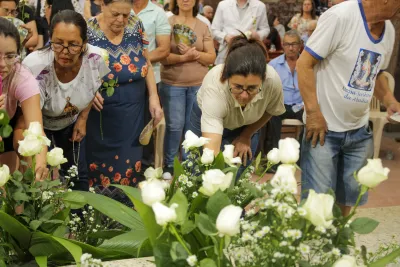Encerramento da Novena: Dia de Ação de Graças com oferta de flores à Nossa Senhora da Abadia - 14 de Agosto