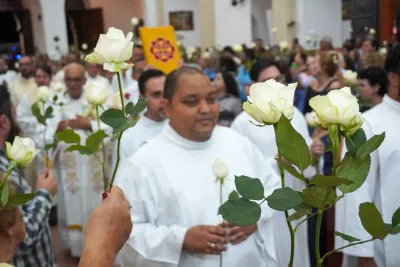 Encerramento da Novena: Dia de Ação de Graças com oferta de flores à Nossa Senhora da Abadia - 14 de Agosto