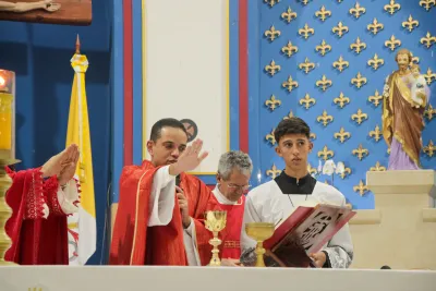 Missa de Apresentação do nosso novo vigário Paroquial - Pe. Sidnei - 24/08/2026