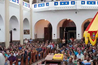 Primeiro dia da Novena: Missa com Bênção do Santíssimo Sacramento aos Romeiros - 6 de Agosto