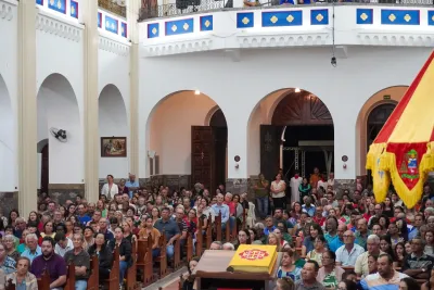 Primeiro dia da Novena: Missa com Bênção do Santíssimo Sacramento aos Romeiros - 6 de Agosto