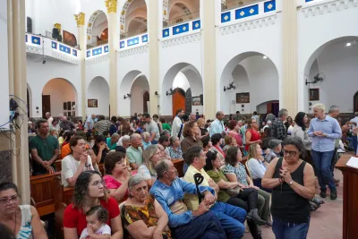 Primeiro dia da Novena: Missa com Bênção do Santíssimo Sacramento aos Romeiros - 6 de Agosto