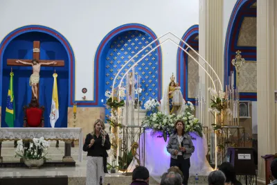 Primeiro dia da Novena: Missa com Bênção do Santíssimo Sacramento aos Romeiros - 6 de Agosto