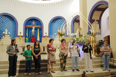 Primeiro dia da Novena: Missa com Bênção do Santíssimo Sacramento aos Romeiros - 6 de Agosto