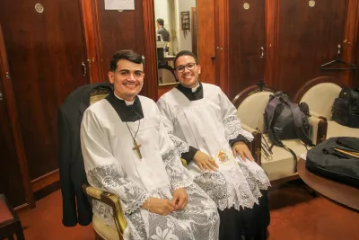 Primeiro dia da Novena: Missa com Bênção do Santíssimo Sacramento aos Romeiros - 6 de Agosto