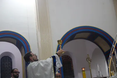 Primeiro dia da Novena: Missa com Bênção do Santíssimo Sacramento aos Romeiros - 6 de Agosto