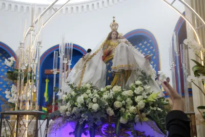 Primeiro dia da Novena: Missa com Bênção do Santíssimo Sacramento aos Romeiros - 6 de Agosto