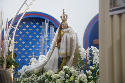 Primeiro dia da Novena: Missa com Bênção do Santíssimo Sacramento aos Romeiros - 6 de Agosto