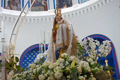 Primeiro dia da Novena: Missa com Bênção do Santíssimo Sacramento aos Romeiros - 6 de Agosto
