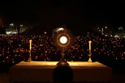 Quarto dia da Novena: Benção e Noite das Velas (campal) Pe. Fabiano Roberto - 9 de Agosto