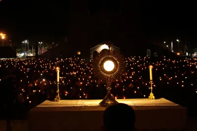Quarto dia da Novena: Benção e Noite das Velas (campal) Pe. Fabiano Roberto - 9 de Agosto