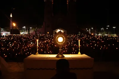 Quarto dia da Novena: Benção e Noite das Velas (campal) Pe. Fabiano Roberto - 9 de Agosto