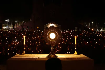 Quarto dia da Novena: Benção e Noite das Velas (campal) Pe. Fabiano Roberto - 9 de Agosto