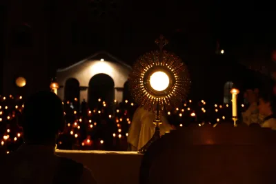 Quarto dia da Novena: Benção e Noite das Velas (campal) Pe. Fabiano Roberto - 9 de Agosto
