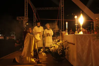 Quarto dia da Novena: Benção e Noite das Velas (campal) Pe. Fabiano Roberto - 9 de Agosto