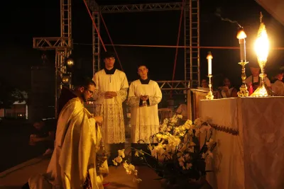 Quarto dia da Novena: Benção e Noite das Velas (campal) Pe. Fabiano Roberto - 9 de Agosto