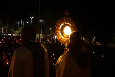 Quarto dia da Novena: Benção e Noite das Velas (campal) Pe. Fabiano Roberto - 9 de Agosto