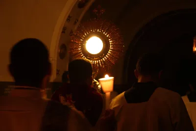 Quarto dia da Novena: Benção e Noite das Velas (campal) Pe. Fabiano Roberto - 9 de Agosto