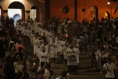 Quarto dia da Novena: Benção e Noite das Velas (campal) Pe. Fabiano Roberto - 9 de Agosto