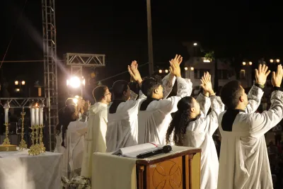 Quarto dia da Novena: Benção e Noite das Velas (campal) Pe. Fabiano Roberto - 9 de Agosto