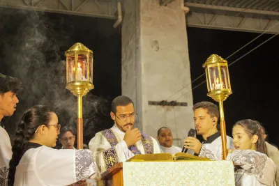 Quarto dia da Novena: Benção e Noite das Velas (campal) Pe. Fabiano Roberto - 9 de Agosto