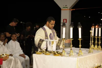 Quarto dia da Novena: Benção e Noite das Velas (campal) Pe. Fabiano Roberto - 9 de Agosto