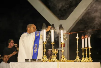Quarto dia da Novena: Benção e Noite das Velas (campal) Pe. Fabiano Roberto - 9 de Agosto