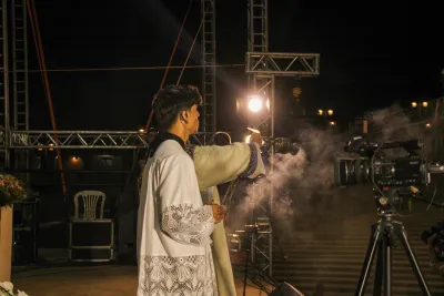 Quarto dia da Novena: Benção e Noite das Velas (campal) Pe. Fabiano Roberto - 9 de Agosto
