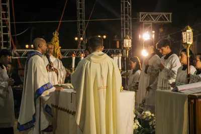 Quarto dia da Novena: Benção e Noite das Velas (campal) Pe. Fabiano Roberto - 9 de Agosto