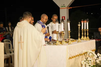 Quarto dia da Novena: Benção e Noite das Velas (campal) Pe. Fabiano Roberto - 9 de Agosto