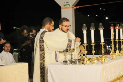 Quarto dia da Novena: Benção e Noite das Velas (campal) Pe. Fabiano Roberto - 9 de Agosto