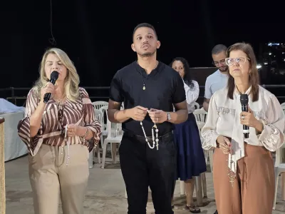 Quarto dia da Novena: Benção e Noite das Velas (campal) Pe. Fabiano Roberto - 9 de Agosto