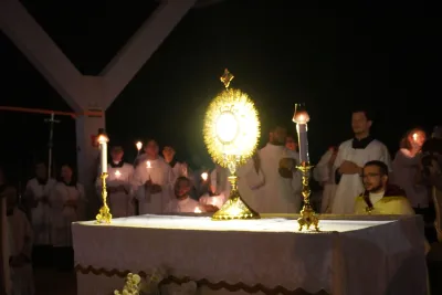 Quarto dia da Novena: Benção e Noite das Velas (campal) Pe. Fabiano Roberto - 9 de Agosto