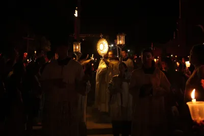 Quarto dia da Novena: Benção e Noite das Velas (campal) Pe. Fabiano Roberto - 9 de Agosto