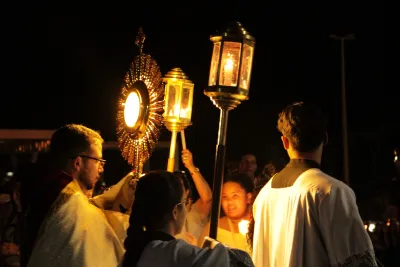 Quarto dia da Novena: Benção e Noite das Velas (campal) Pe. Fabiano Roberto - 9 de Agosto
