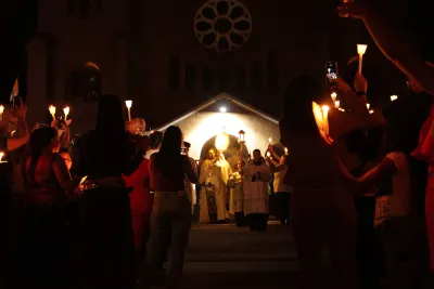 Quarto dia da Novena: Benção e Noite das Velas (campal) Pe. Fabiano Roberto - 9 de Agosto