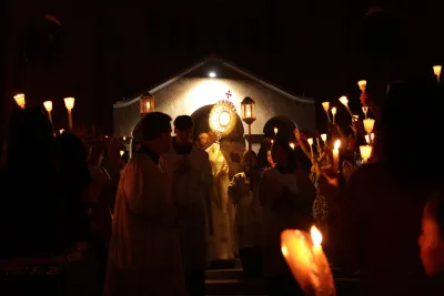Quarto dia da Novena: Benção e Noite das Velas (campal) Pe. Fabiano Roberto - 9 de Agosto