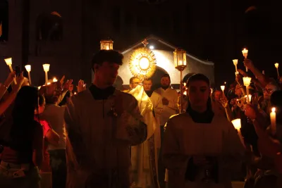 Quarto dia da Novena: Benção e Noite das Velas (campal) Pe. Fabiano Roberto - 9 de Agosto