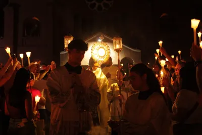 Quarto dia da Novena: Benção e Noite das Velas (campal) Pe. Fabiano Roberto - 9 de Agosto
