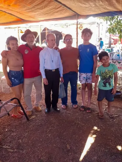 Visita do Arcebispo Dom Paulo ao acampamento do Carreiros de Boi- 13/08/2026