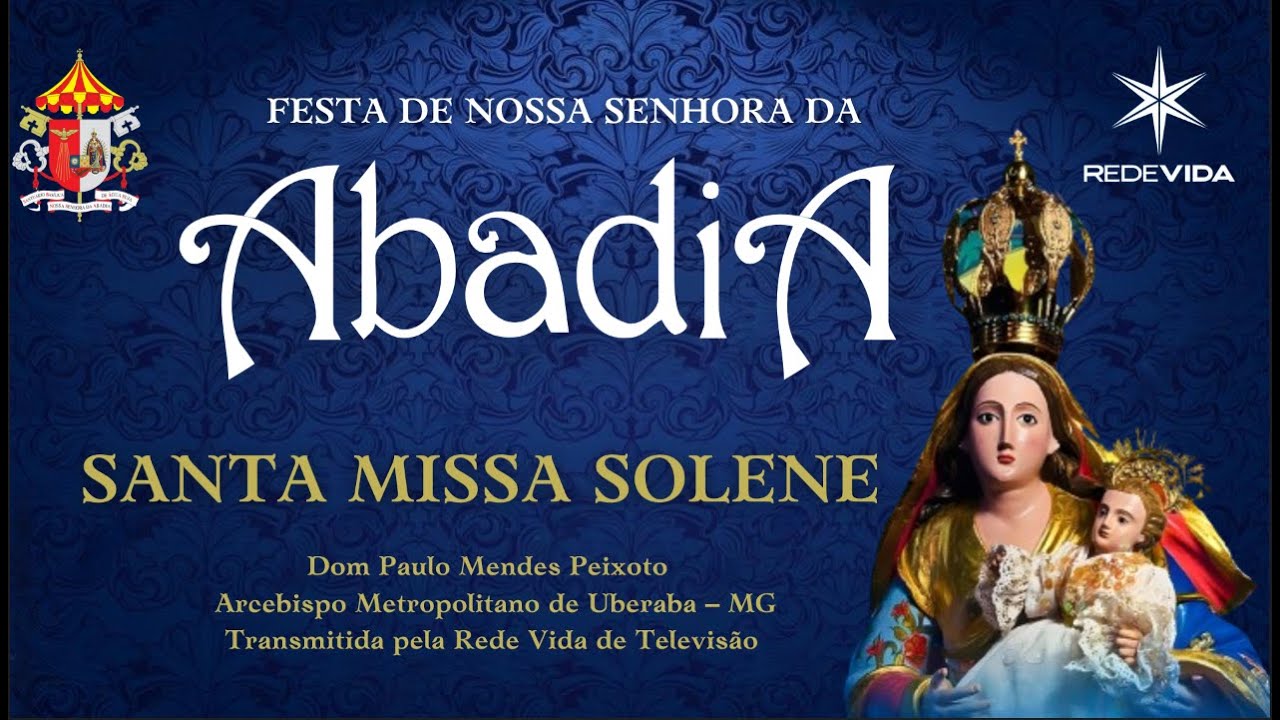 MISSA SOLENE PRESIDIDA POR DOM PAULO MENDES PELA REDE VIDA DE TELEVISÃO - 15/08/2024