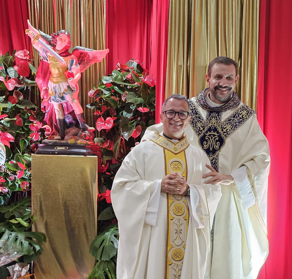 Participação do Padre Marcio Ruback no 3º dia da Novena em Louvor a São Miguel Arcanjo em Nova Ponte - 22/09/2024