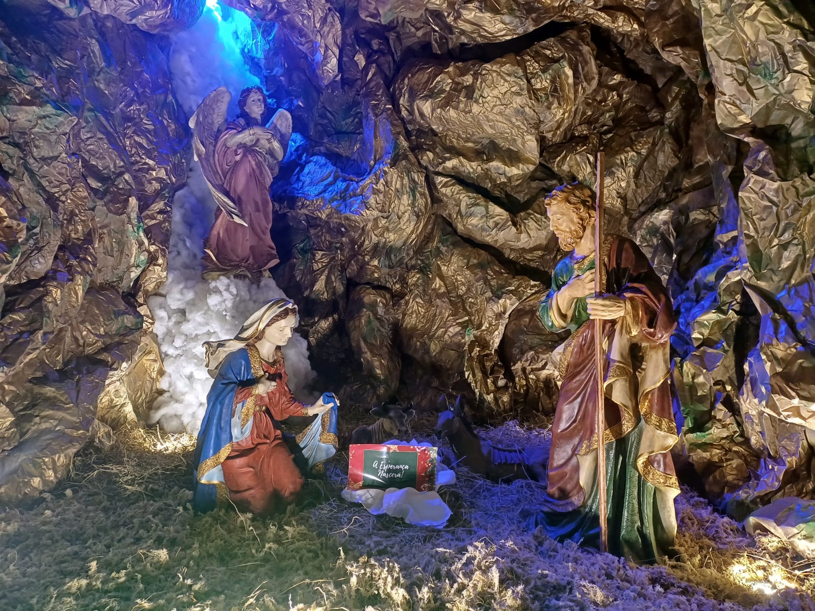 Venha visitar o Presépio do Santuário Basílica de Nossa Senhora da Abadia de Água Suja.